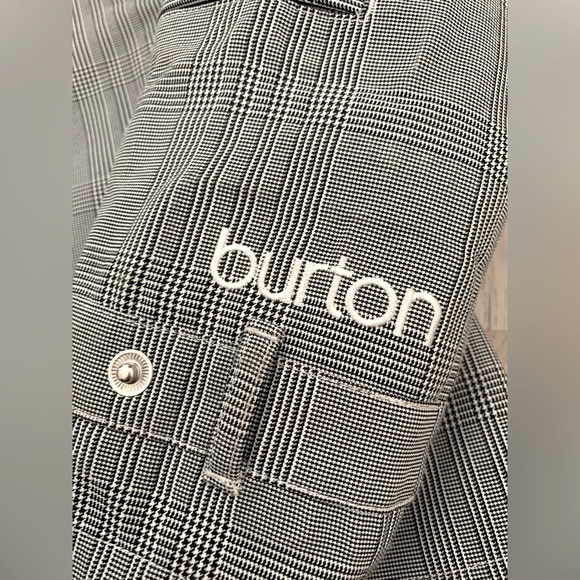 Women’s Burton 3L Rave Jacket | Black & White Glen Plaid | Size Small - Picture 2 of 8